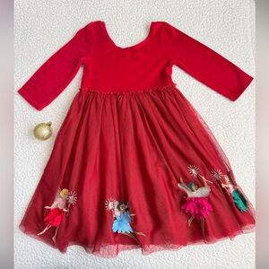 Mini Boden Red Fairy Dance Dress